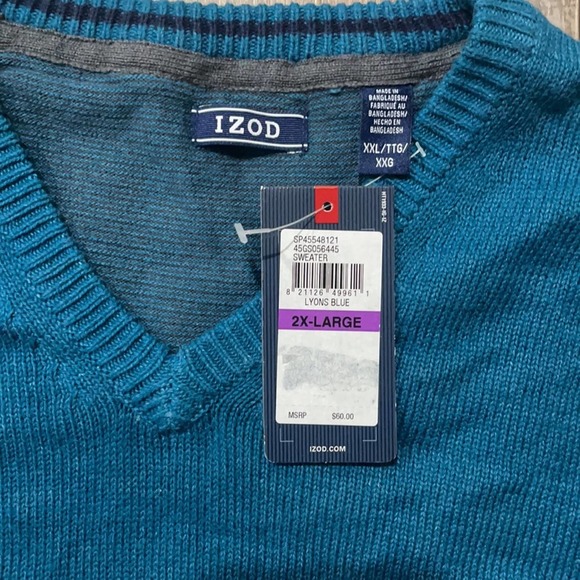 IZOD V-Neck Sweater - Picture 8 of 9
